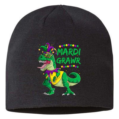 Mardi Grawr Dino Jester Outfit, Mardi Gras T Rex Kids Boys Sustainable Beanie