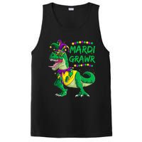 Mardi Grawr Dino Jester Outfit, Mardi Gras T Rex Kids Boys PosiCharge Competitor Tank