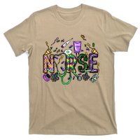 Mardi Gras Day Nurse New Orleans Nursing Festival Party T-Shirt