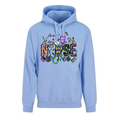 Mardi Gras Day Nurse New Orleans Nursing Festival Party Unisex Surf Hoodie