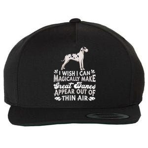 Make Great Danes Appear Out Of Thin Air Gift Dog Great Dane Gift Wool Snapback Cap