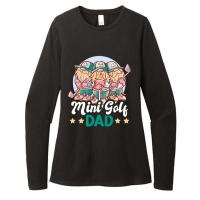 Mini Golf Dad For Father's Day Gift Womens CVC Long Sleeve Shirt