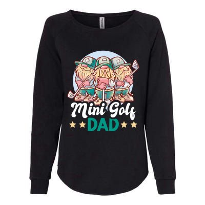 Mini Golf Dad For Father's Day Gift Womens California Wash Sweatshirt