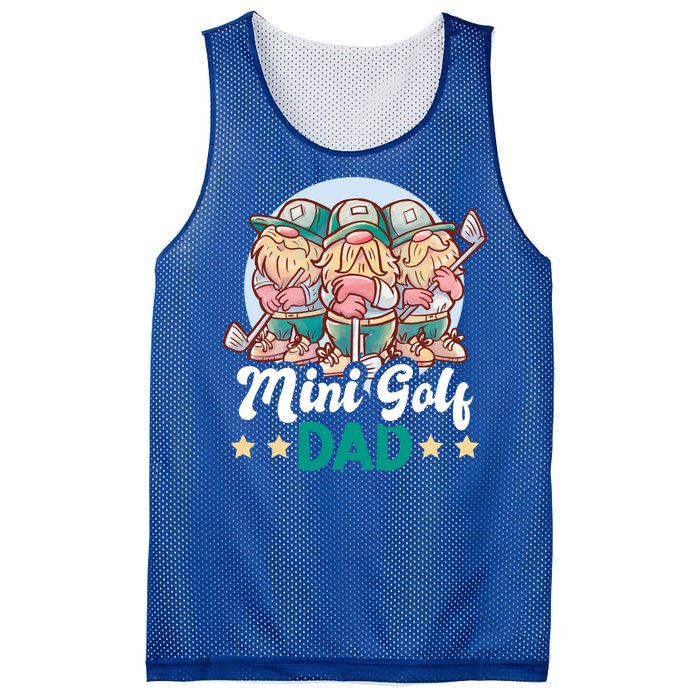 Mini Golf Dad For Father's Day Gift Mesh Reversible Basketball Jersey Tank