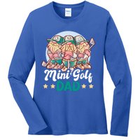 Mini Golf Dad For Father's Day Gift Ladies Long Sleeve Shirt