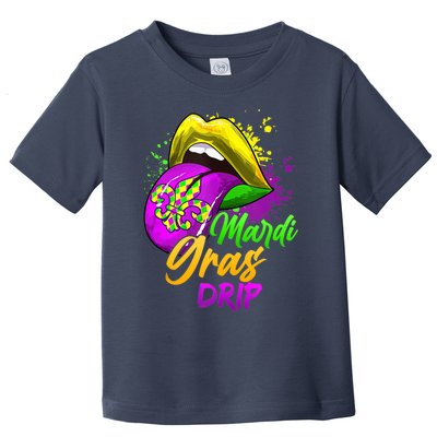 Mardi Gras Drip Mardi Gras Toddler T-Shirt