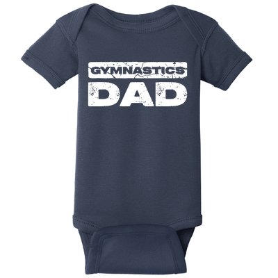 Men Gymnastics Dad Fathers Day Baby Bodysuit