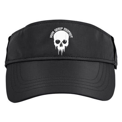 Mom Group Dropout Funny Skull Blood Scary Mom Mama Halloween Adult Drive Performance Visor