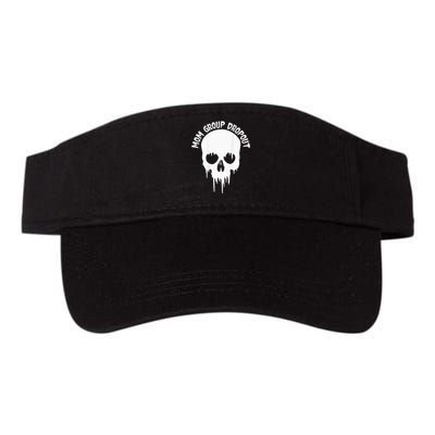 Mom Group Dropout Funny Skull Blood Scary Mom Mama Halloween Valucap Bio-Washed Visor