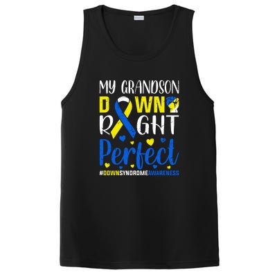 My Grandson Down Right Perfect Down Syndrome Awareness Day Gift PosiCharge Competitor Tank