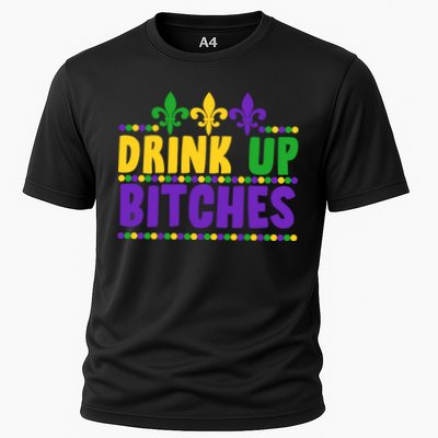 Mardi Gras Drink Up Bitches Performance Shirt