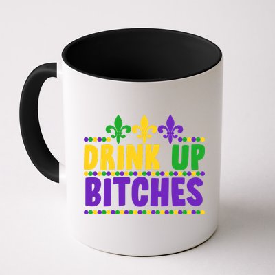 Mardi Gras Drink Up Bitches Mug