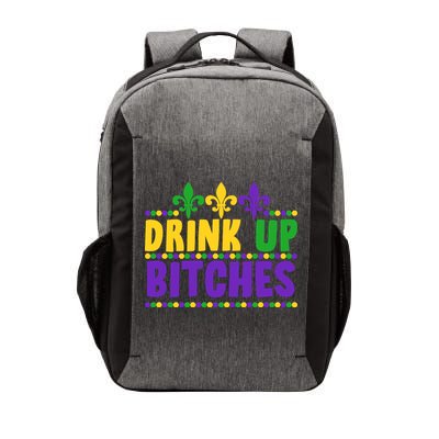 Mardi Gras Drink Up Bitches Vector Backpack