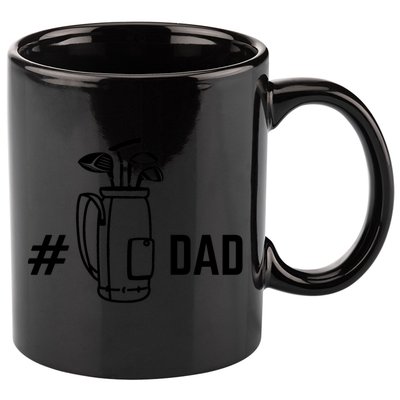 Men Golf Dad Essential Father's Day Gift For Dad 11oz C Handle Ceramic Mug