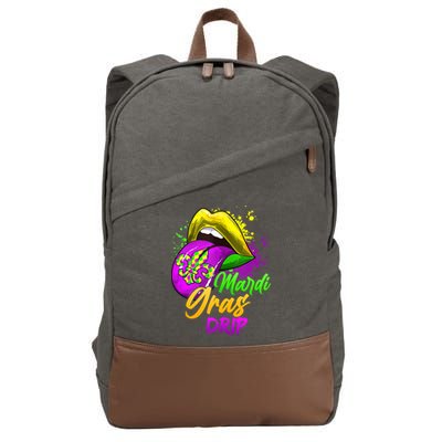 Mardi Gras Design Ideal Mardi Gras Cute Gift Cotton Canvas Backpack