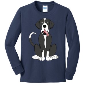 Mantle Great Dane Shirts For Men Women Kids Dog Lover Gift Kids Long Sleeve Shirt