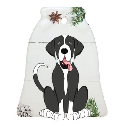 Mantle Great Dane Shirts For Men Women Kids Dog Lover Gift Ceramic Bell Ornament