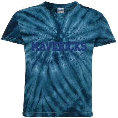 Mavericks Gifts Dallas Basketball Mavericks Fans Kids Tie-Dye T-Shirt