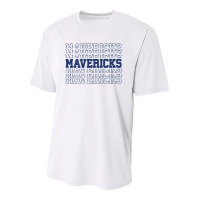 Mavericks Gifts Dallas Basketball Mavericks Fans Youth Performance Sprint T-Shirt