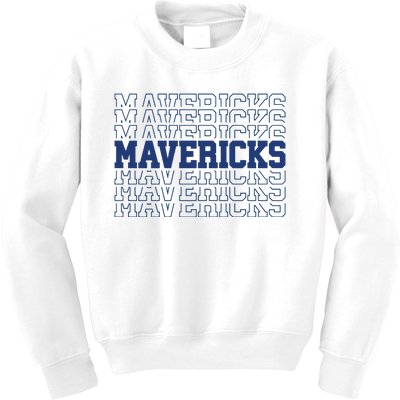 Mavericks Gifts Dallas Basketball Mavericks Fans Kids Sweatshirt