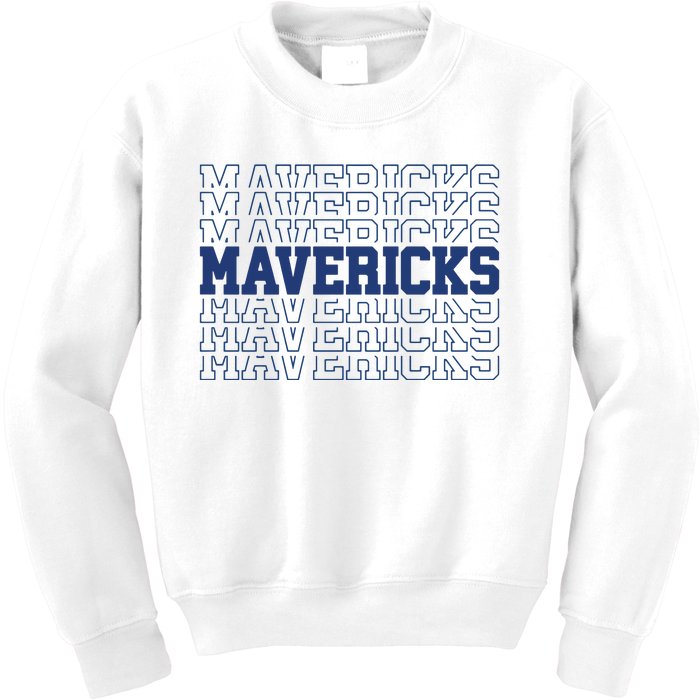 Mavericks Gifts Dallas Basketball Mavericks Fans Kids Sweatshirt