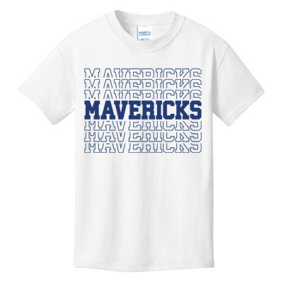 Mavericks Gifts Dallas Basketball Mavericks Fans Kids T-Shirt