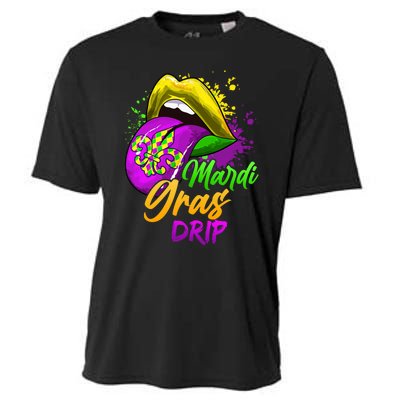 Mardi Gras Drip Mardi Gras Cooling Performance Crew T-Shirt