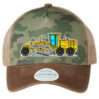 Motor Grader Design Road Grader And Blade Art Legacy Tie Dye Trucker Hat