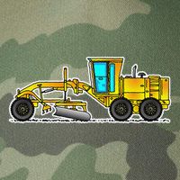 Motor Grader Design Road Grader And Blade Art Legacy Tie Dye Trucker Hat