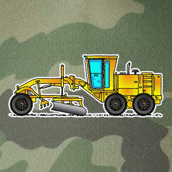 Motor Grader Design Road Grader And Blade Art Legacy Tie Dye Trucker Hat