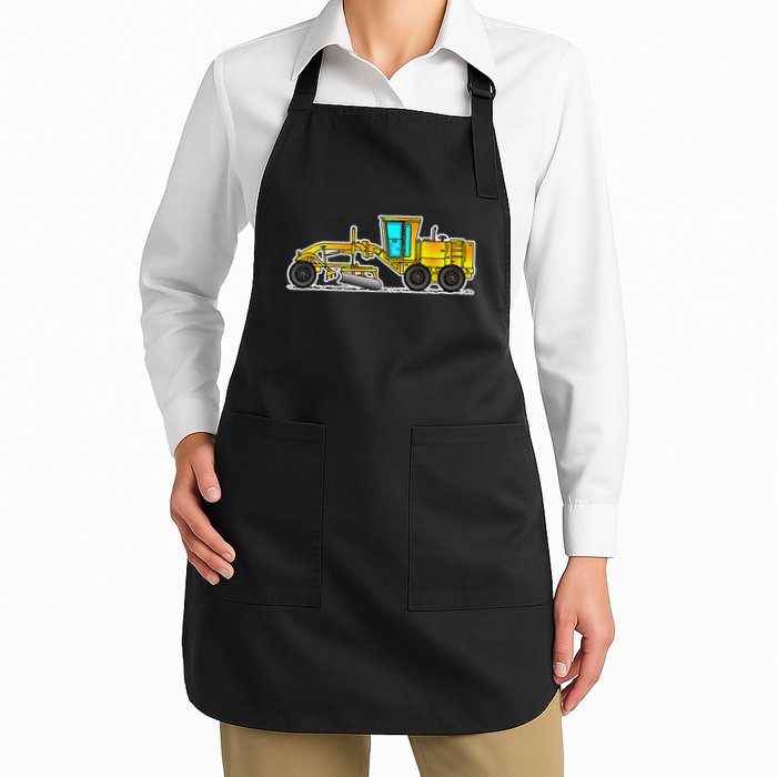 Motor Grader Design Road Grader And Blade Art Apron