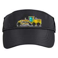 Motor Grader Design Road Grader And Blade Art Adult Drive Performance Visor