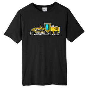 Motor Grader Design Road Grader And Blade Art Tall Fusion ChromaSoft Performance T-Shirt