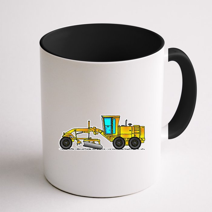Motor Grader Design Road Grader And Blade Art Mug