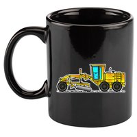 Motor Grader Design Road Grader And Blade Art 11oz C Handle Ceramic Mug