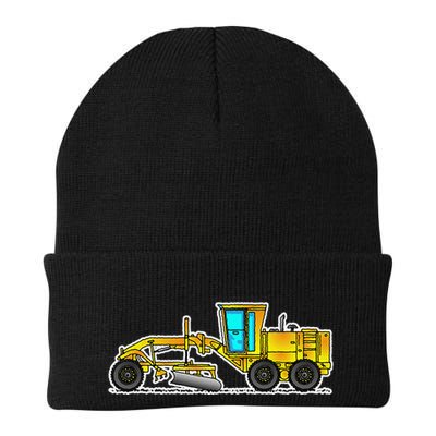 Motor Grader Design Road Grader And Blade Art Beanie