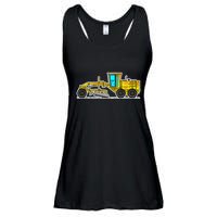 Motor Grader Design Road Grader And Blade Art Ladies Essential Flowy Tank