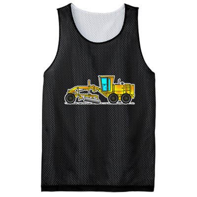 Motor Grader Design Road Grader And Blade Art Mesh Reversible Basketball Jersey Tank