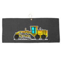 Motor Grader Design Road Grader And Blade Art Large Microfiber Waffle Golf Towel