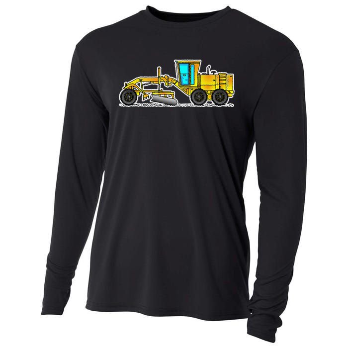 Motor Grader Design Road Grader And Blade Art Cooling Performance Long Sleeve Crew