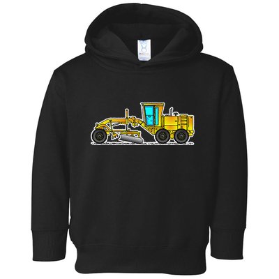 Motor Grader Design Road Grader And Blade Art Toddler Hoodie