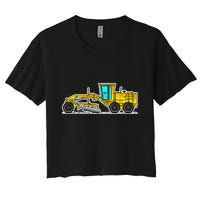 Motor Grader Design Road Grader And Blade Art Crop Top