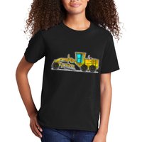 Motor Grader Design Road Grader And Blade Art Kids T-Shirt