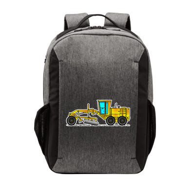 Motor Grader Design Road Grader And Blade Art Vector Backpack
