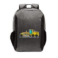 Motor Grader Design Road Grader And Blade Art Vector Backpack