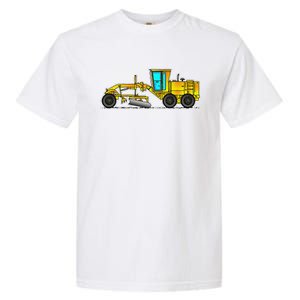 Motor Grader Design Road Grader And Blade Art Garment-Dyed Heavyweight T-Shirt