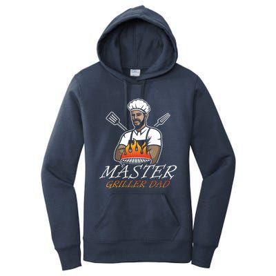 Master Griller Dad Grill Pan Decor Foodie Father's Day Cool Gift Women's Pullover Hoodie