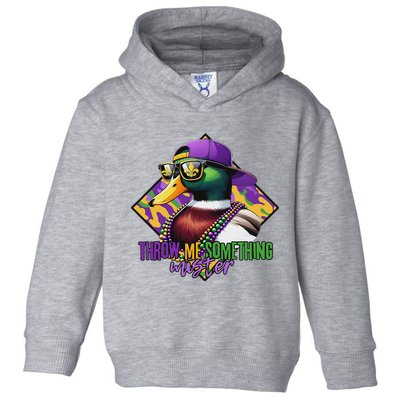 Mardi Gras Duck Mardi Gras Duck Hunting For Women Toddler Hoodie
