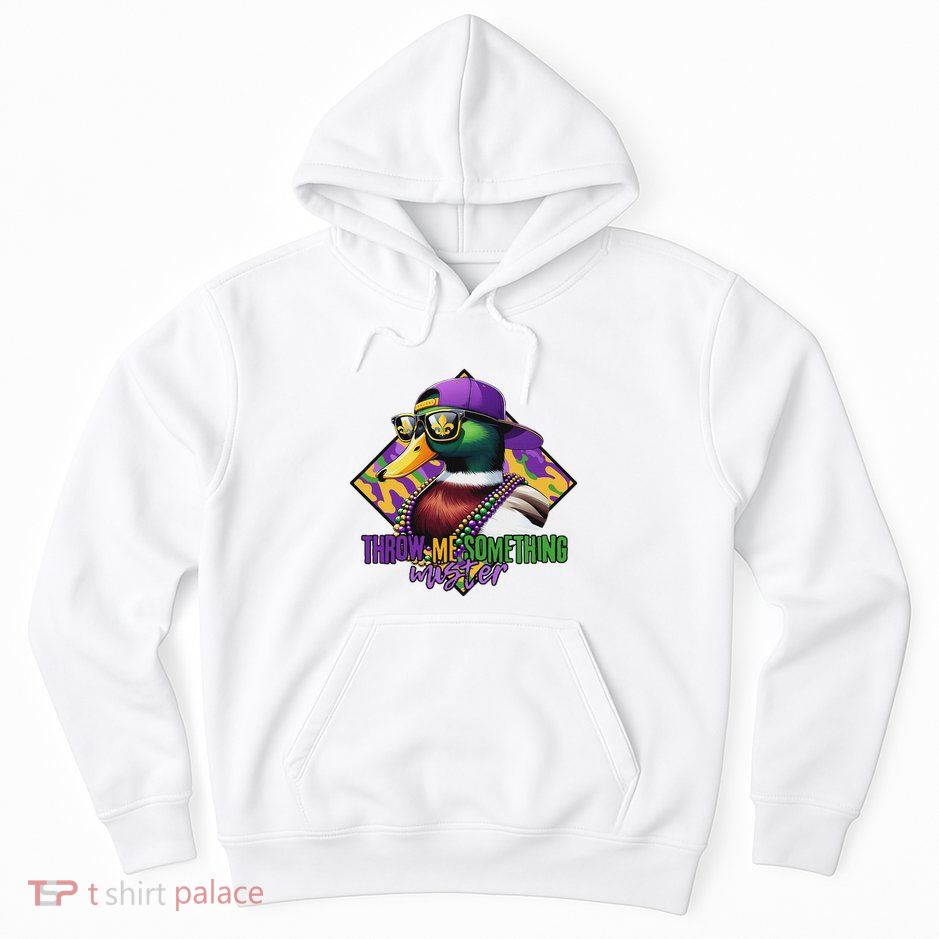 Mardi Gras Duck Mardi Gras Duck Hunting For Women Hoodie