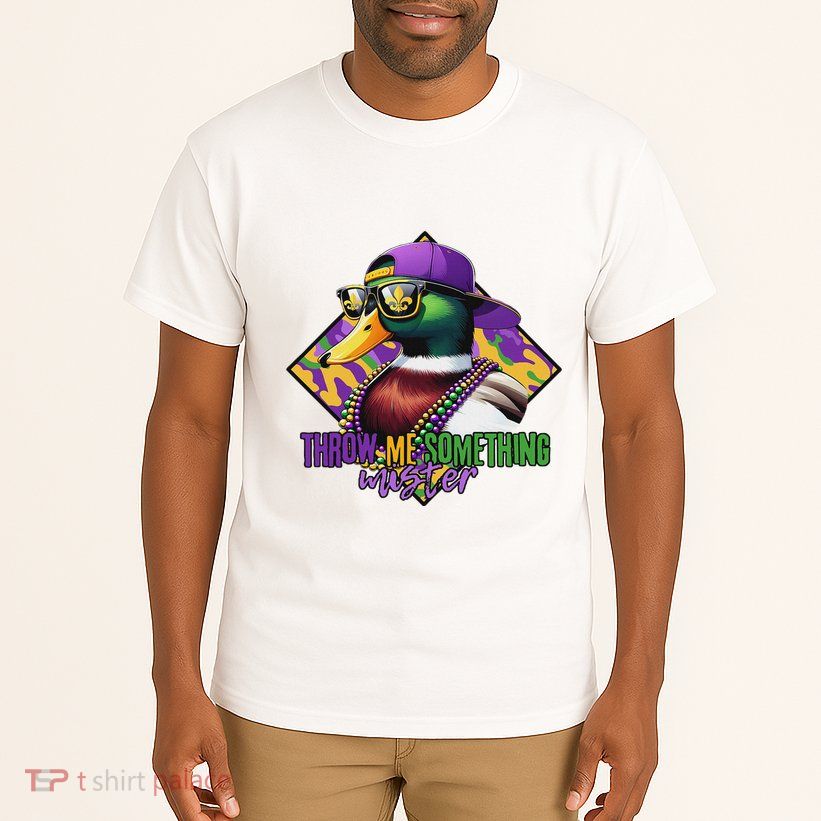 Mardi Gras Duck Mardi Gras Duck Hunting For Women Tall T-Shirt